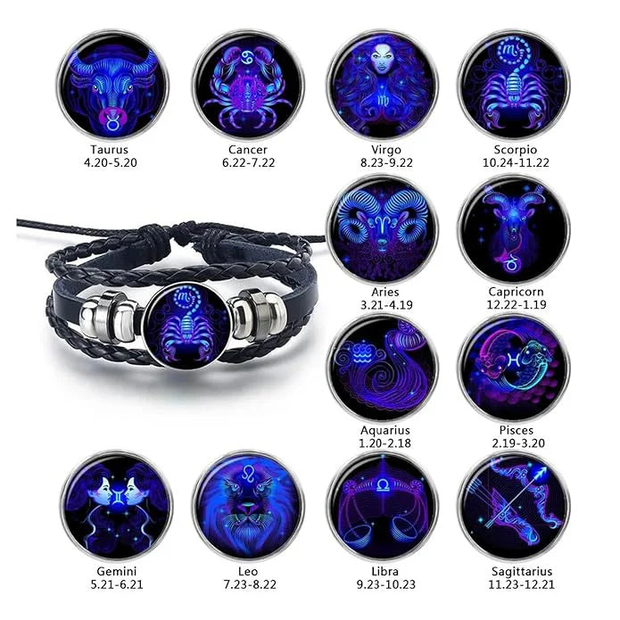 💥Adjustable Zodiac Sign Powerful Manifestation Bracelet (Energized)💥