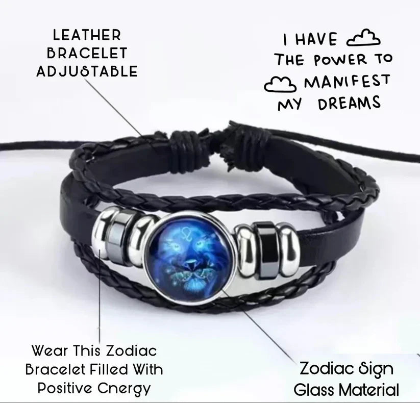 💥Adjustable Zodiac Sign Powerful Manifestation Bracelet (Energized)💥
