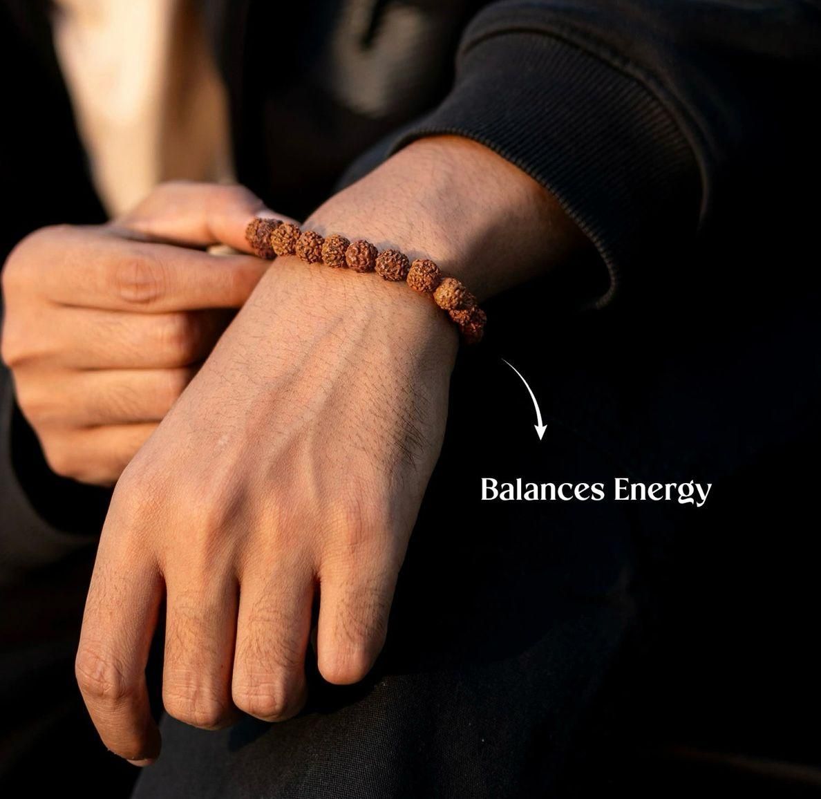 ⭐⭐⭐⭐⭐The Lakshmi Magnet-Your Key to Financial Freedom & Success-7 Mukhi Rudraksha Bracelet