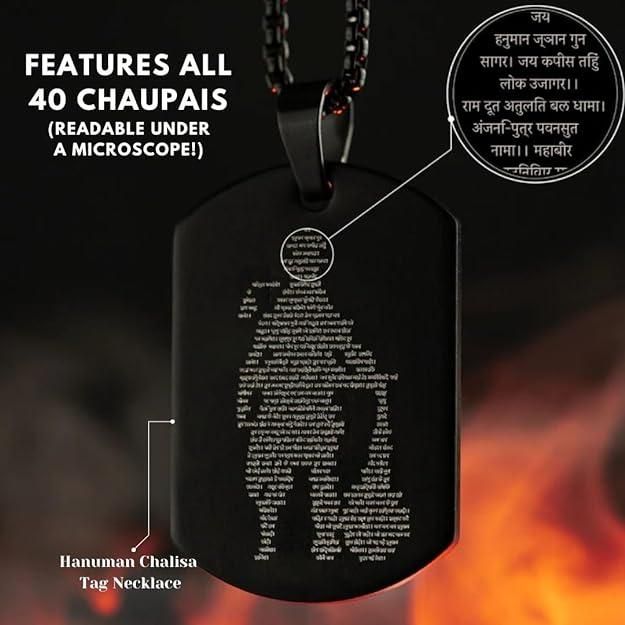 ⭐⭐⭐⭐⭐Hanuman Chalisa Pendant with Chain I 13000+ happy consumer
