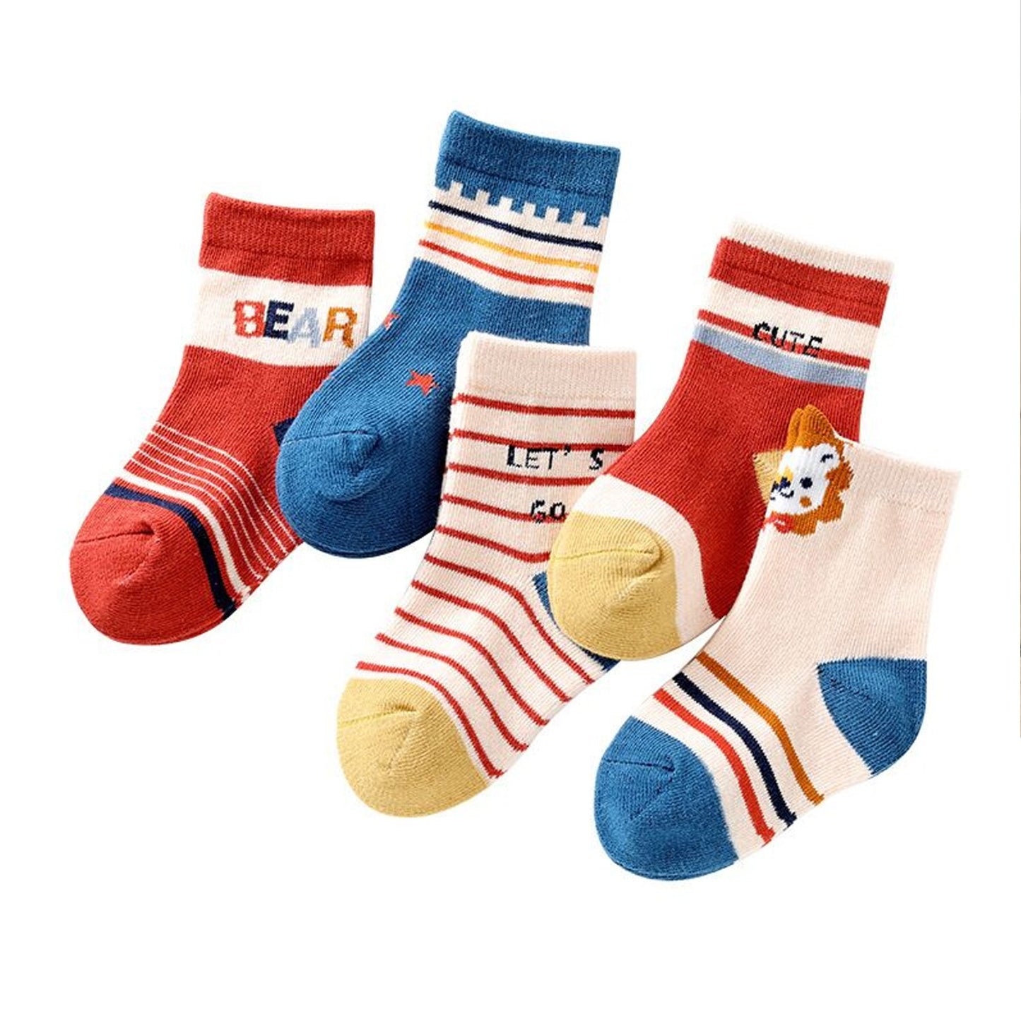 Socks Breathable Thickened Classic Simple Soft Skin Friendly For Kids!! - 4.9-star rating! ⭐⭐⭐⭐