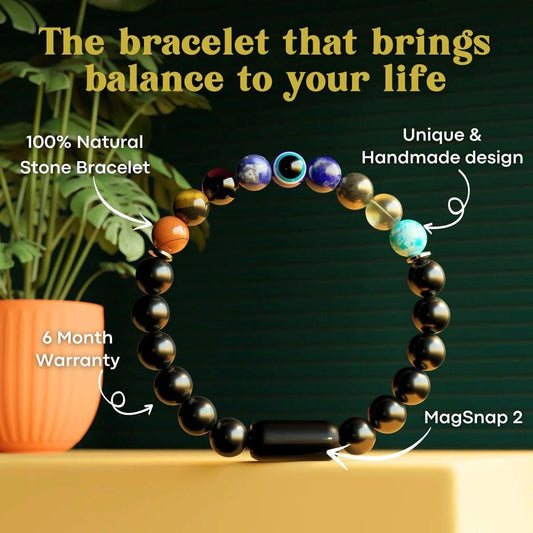 Unlock Your Cosmic & Earthly Power: The 9 Chakra Bracelet ⭐⭐⭐⭐⭐| Trusted By 12000+ Happy Buyers😊 😊