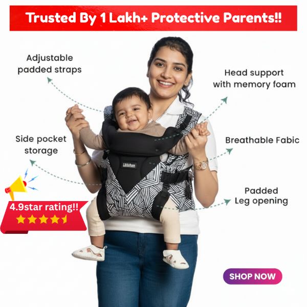 Ergonomic Baby Carrier Bag  Baby Holder Carrier (1 Pc) - 4.9-star rating! ⭐⭐⭐⭐