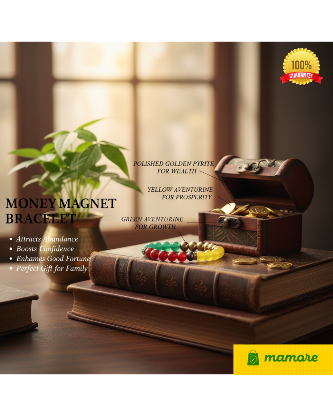 Money Magnet Bracelet | Buy-1-Get-1-Free | 4.9star⭐⭐⭐⭐⭐ by Happy Devotee!!