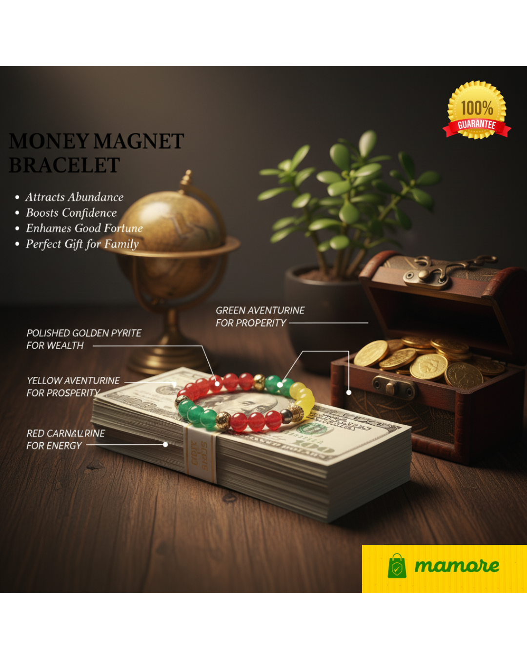 Money Magnet Bracelet | Buy-1-Get-1-Free | 4.9star⭐⭐⭐⭐⭐ by Happy Devotee!!